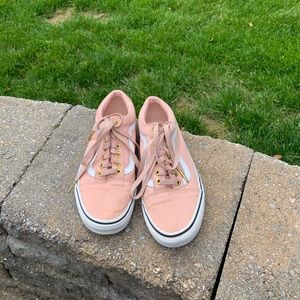 Slightly used pink vans